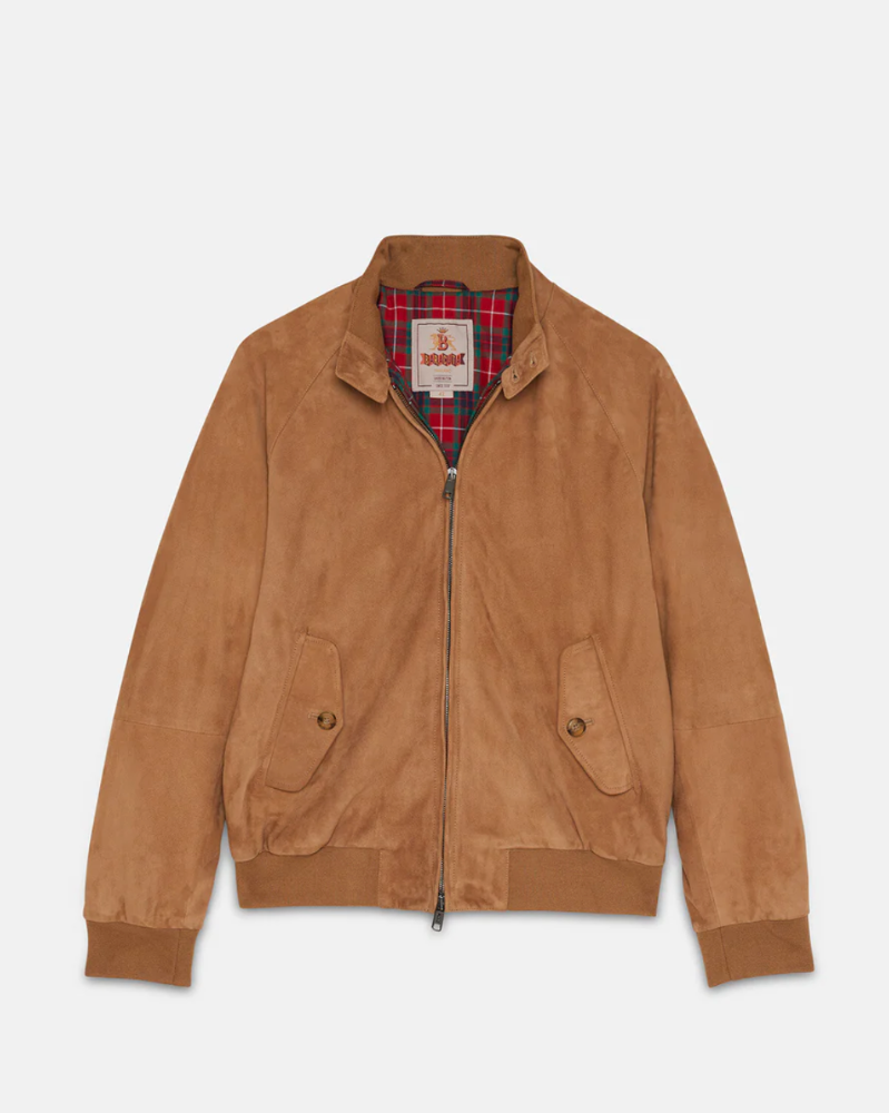 Baracuta G9 Suede Jacket tobacco ARNOLD's Vienna – ARNOLDs Vienna
