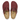 Birkenstock Boston Velourleder geflochten Zinfadel Rot schmale Weite