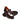 Solovair Tassel Loafer Shoes with Long Fringe Burgundy Rub-Off High-Shine