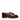 Solovair Tassel Loafer Shoes with Long Fringe Burgundy Rub-Off High-Shine